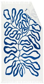 XXXLutz PLÁŽOVÁ OSUŠKA, 100/180 cm, modrá Esposa - Kúpeľňový textil - 008632020502