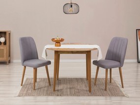 Jedálenský set Nidupo 3 (borovica atlantická + sivá) (pre 2 osoby). Vlastná spoľahlivá doprava až k Vám domov. 1093758