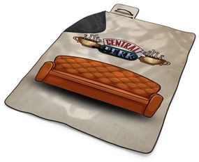 Sablio Plážová deka Seriál Priatelia CENTRAL PERK Gauč: 200x140 cm