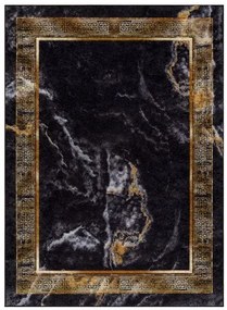 Dywany Łuszczów Kusový koberec Miro 51278.809 Marble black/gold - 120x170 cm