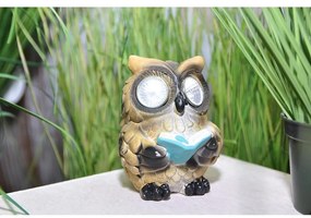 Solárné svietidlo T16032-1 8,5x10,5x11 sova