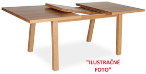 Domov Združenie  GRADO 160R L36 DA - Stôl lamino 160 x 90 + 50 cm, plát 36mm, dub arlington