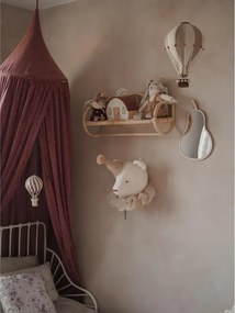 Zrkadlo hruška do detskej izby – akrylové zrkadlo z dreva 23x35 cm