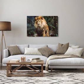 Obraz leva v prírode (90x60 cm)