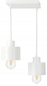 LED stropné svietidlo - 2xE27 - KUBEK WHITE