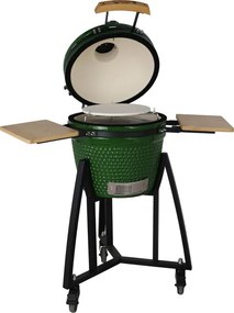 Gril Kamado Egg 16" keramický, priemer 32,5 cm, zelený