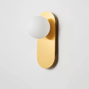 Toolight Toolight, nástenné svietidlo 30x12cm, 1xG9, APP1587-1W, zlatá-biela, OSW-04123