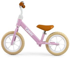 Detský balančný bicykel Milly Mally Timmy Pink