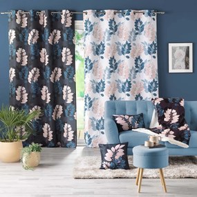 Tmavomodrý záves 140x260 cm Belline – douceur d'intérieur