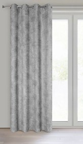 ZATEMŇOVACÍ ZÁVES NA KRÚŽKOCH ALETA 135X250 CM SIVÁ