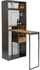 Vinoteca barová skriňa hnedá