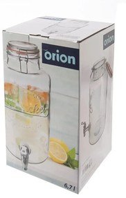 Orion Fľaša sklo+kohútik, 6,7 l​