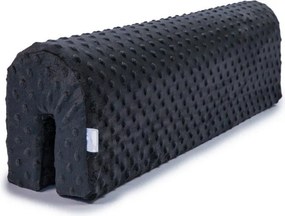 Chránič na detskú posteľ MINKY 50 cm - čierny