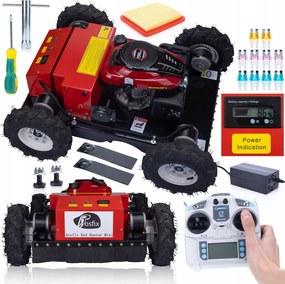 Diaľkovo Ovládaná Kosačka 4X4 Na Trávu So Systémom Vonkajšieho Nabíjania