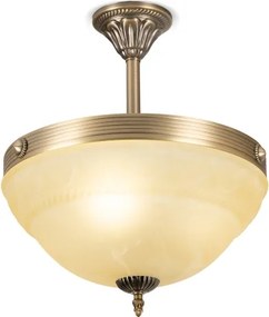 BRILAGI - Luster na tyči DAHLIA 3xE27/40W/230V priemer 37 cm mosadz