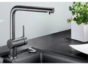 Blanco Linus - S drezová batéria s vyťahovacou sprškou antracit 516688