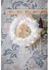 Markslöjd 705290 - LED Vianočný veniec FEATHER LED/1,2W/3xAA pr. 35 cm