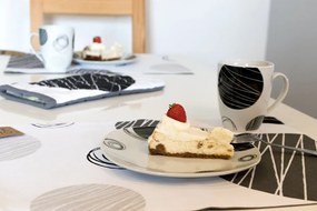 Home Elements Podsedák prešívaný 40*40 cm, Kruhy