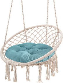 Sedací vankúš do závesného kresla 65 cm - pastelovo modrý