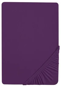 Biberna Napínacia plachta (fialová, 140 – 160 x 200 cm)  (100226989)