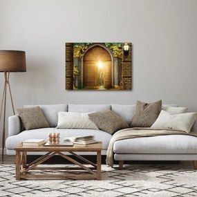 Obraz - Brána v lese (70x50 cm)