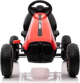 LEAN CARS Pedálová motokára G208 červená