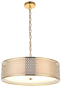 Endon 101569 - Luster na reťazi CORDERO 3xE27/10W/230V zlatý