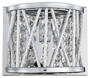 LUXERA 46063 - Nástenné svietidlo STIXX 1xG9/33W/230V strieborná