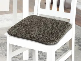 Podsedák na stoličky Rabbit Teddy 38x38 cm, antracitový%