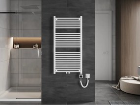 Mexen Mars, elektrické vykurovacie teleso 1200 x 600 mm, 600 W, biela, W110-1200-600-6600-20