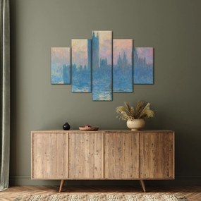 Obraz - Claude Monet, The Houses of Parliament, Sunset, reprodukcia (150x105 cm)
