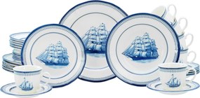 XXXLutz KOMBINOVANÝ SERVIS Segelschiff blau 30-dielne Creatable - Online Only bytové doplnky - 007768071101