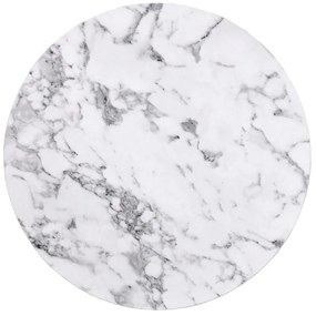 SADA 2x Konferenčný stolík PAOLA pr. 38/60 cm šedá/dekor mramoru