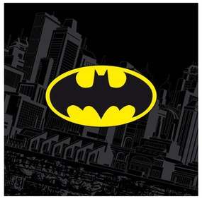 DETSKÝ LISOVANÝ BAVLNENÝ UTERÁK BATMAN 30X30 CM VZOROVANÝ
