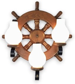 Brilagi - Nástenné svietidlo TIMONA 3xE14/40W/230V buk/orech