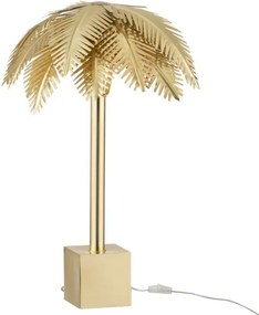 Zlatá kovová stolná palmová lampa Coconut - Ø 45 * 72 cm