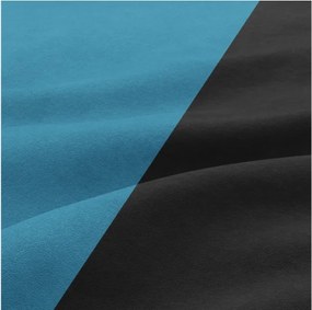 Pohovka ORION čierna / tyrkysová