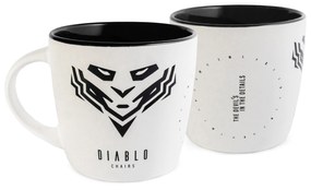 Hrnček Diablo Chairs bielo-čierna