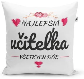 Sablio Vankúš Najlepšia učiteľka všetkých čias: 40x40 cm
