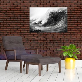 Obraz - Maľba vĺn (90x60 cm)