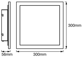 Ledvance - LED RGBW Stmievateľné stropné svietidlo SMART+ PLANON PLUS LED/20W/230V