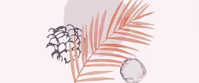 Obraz - Fialový minimalizmus N⁰3 (120x50 cm)