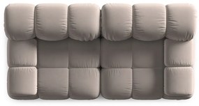 Svetlohnedá zamatová pohovka 188 cm Bellis – Micadoni