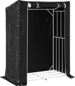 vidaXL Regál na krbové drevo s pláštenkou 150x80x200 cm