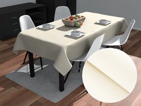 Biante Teflónový obdĺžnikový obrus TF-037 Smotanový bez vzoru 100x140 cm