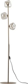 Brilagi - Stojacia lampa VULCANO 3xG9/8W/230V béžová/dymová béžová
