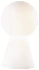 IDEAL LUX Stolová lampička BIRRILO, biela, 30cm