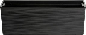 Plastový květináč Bouquet Riflo 56x19 cm černý