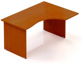 Ergonomický stôl Visio 140 x 100 cm, pravý, čerešňa