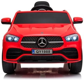 LEAN TOYS ELEKTRICKÉ AUTÍČKO - Mercedes GLE450 - NELAKOVANÉ - ČERVENÉ  - 2x45W MOTOR - 12V7Ah BATÉRIA - 2021